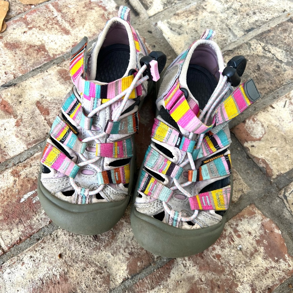 Keen Kids Multi-Color Pink Yellow Teal Sandals